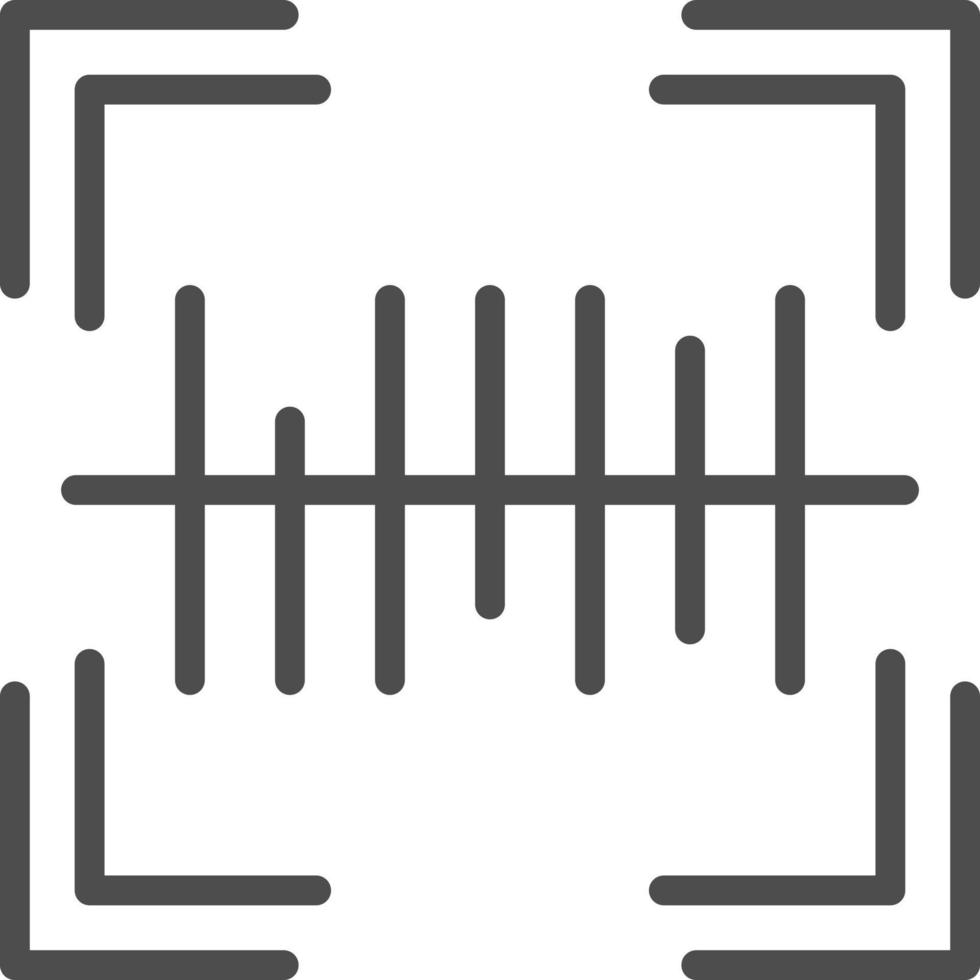 diseño de icono de vector de código de barras