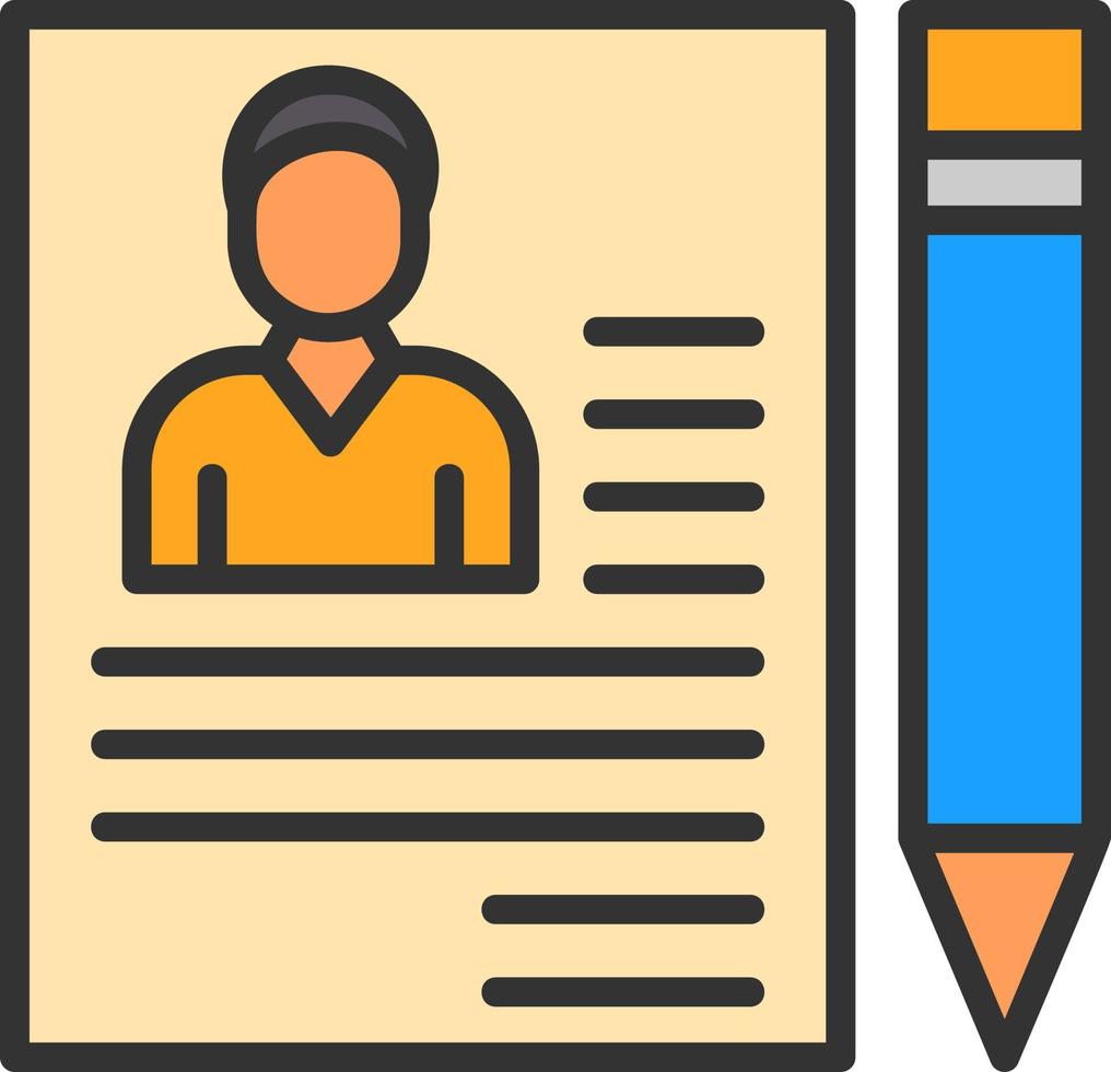 Applicant Vector Icon Design