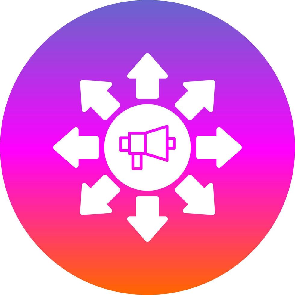 Advertising Submission Vector Icon Design