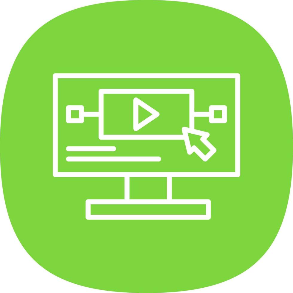 Interactive Content Vector Icon Design