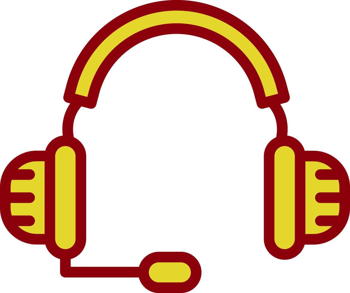 Headphones Vector Icon Design
