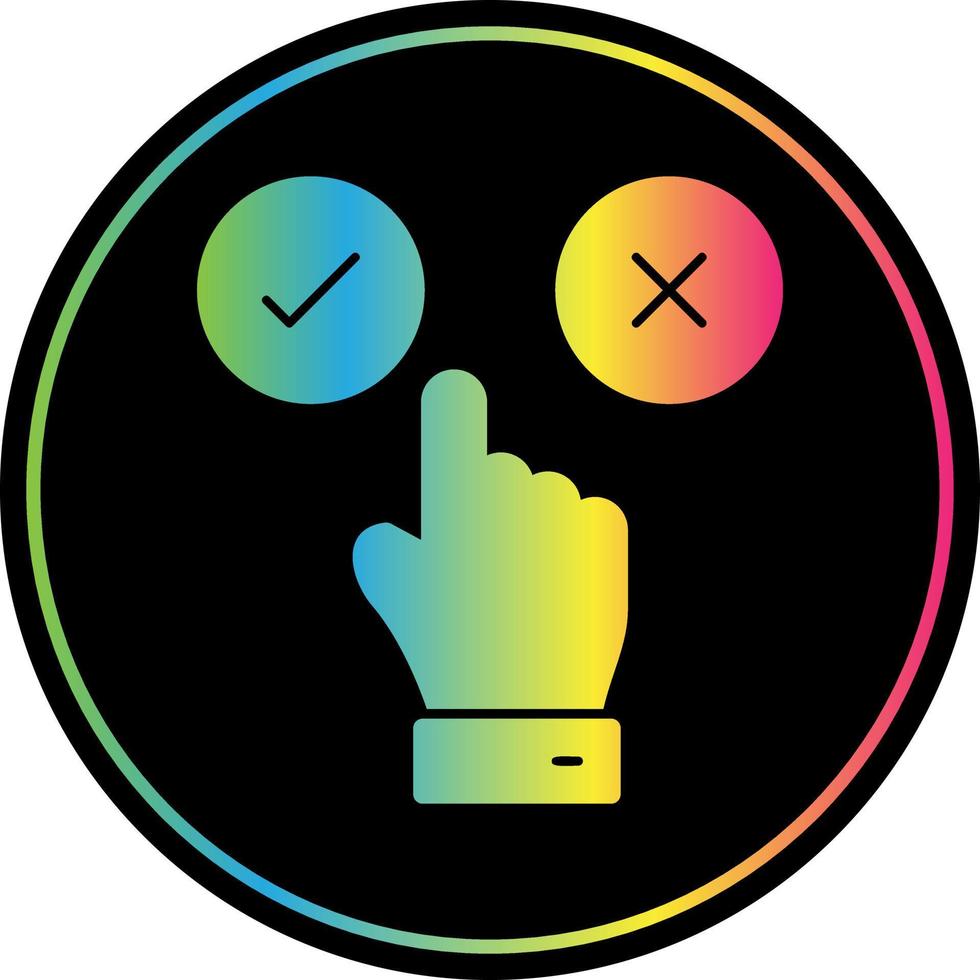 Customer Satisfaction Vector Icon Design