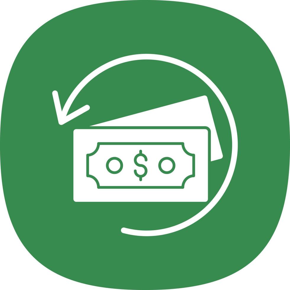 Refund Vector Icon Design