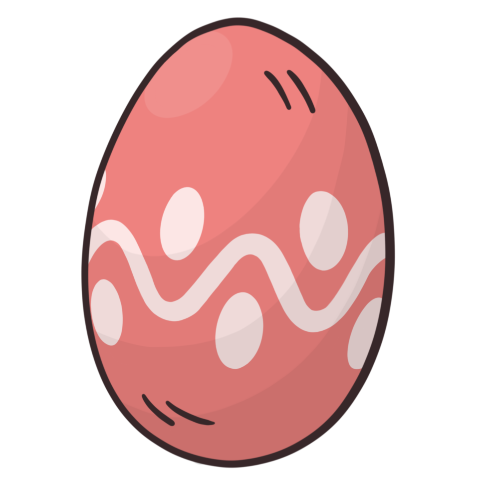 Easter eggs cartoon style. Easter eggs Paschal eggs image as cartoon colorful style for the Christian feast of Easter, which celebrates the resurrection of Jesus png