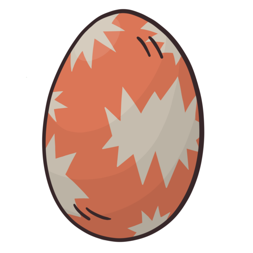 Easter eggs cartoon style. Easter eggs Paschal eggs image as cartoon colorful style for the Christian feast of Easter, which celebrates the resurrection of Jesus png