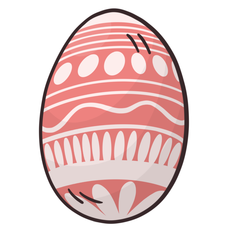 Easter eggs cartoon style. Easter eggs Paschal eggs image as cartoon colorful style for the Christian feast of Easter, which celebrates the resurrection of Jesus png