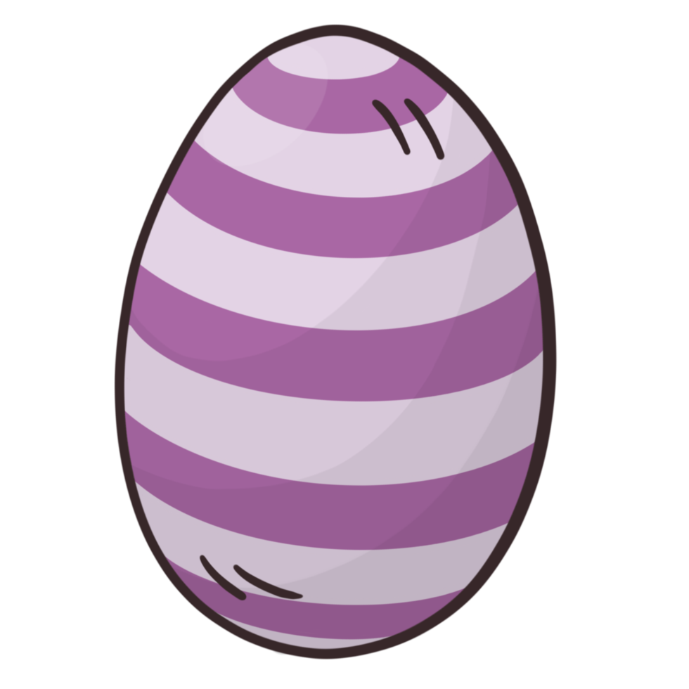 Pasqua uova cartone animato stile. Pasqua uova pasquale uova Immagine come cartone animato colorato stile per il cristiano festa di Pasqua, quale celebra il risurrezione di Gesù png