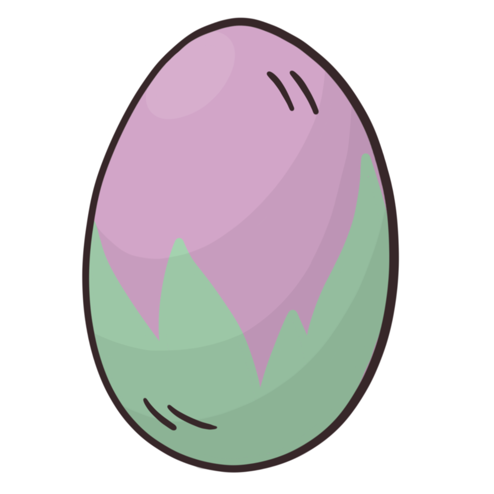 Easter eggs cartoon style. Easter eggs Paschal eggs image as cartoon colorful style for the Christian feast of Easter, which celebrates the resurrection of Jesus png