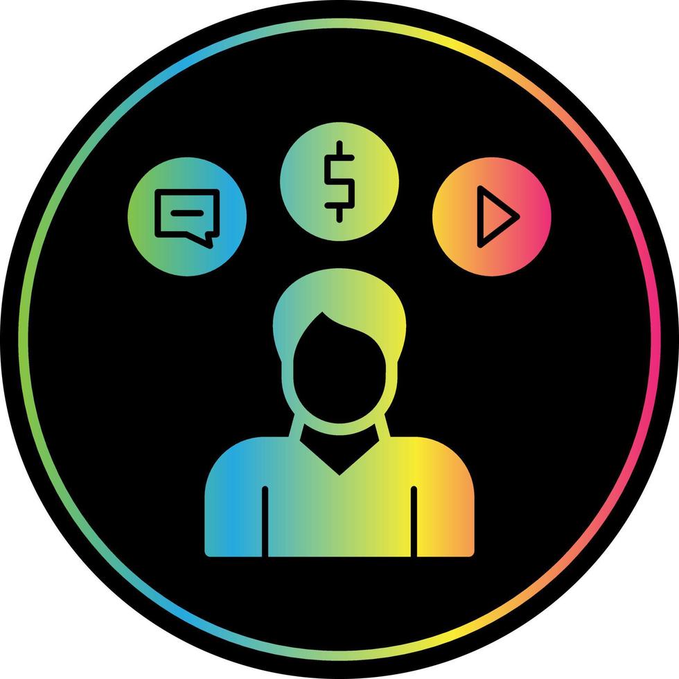 Consumer Behavior Vector Icon Design
