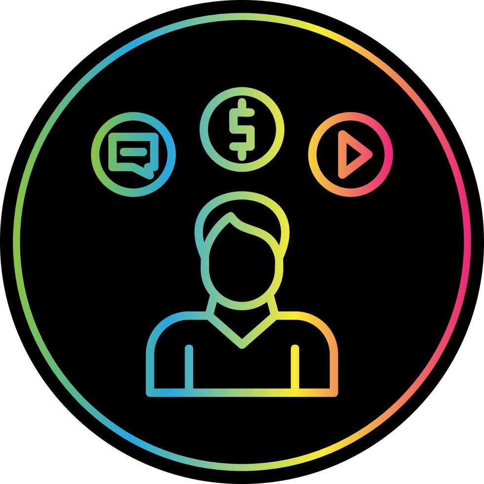 Consumer Behavior Vector Icon Design