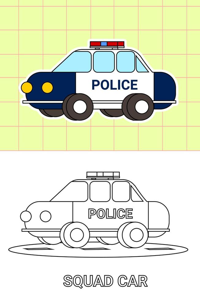 colouring page of all kind transportation vector