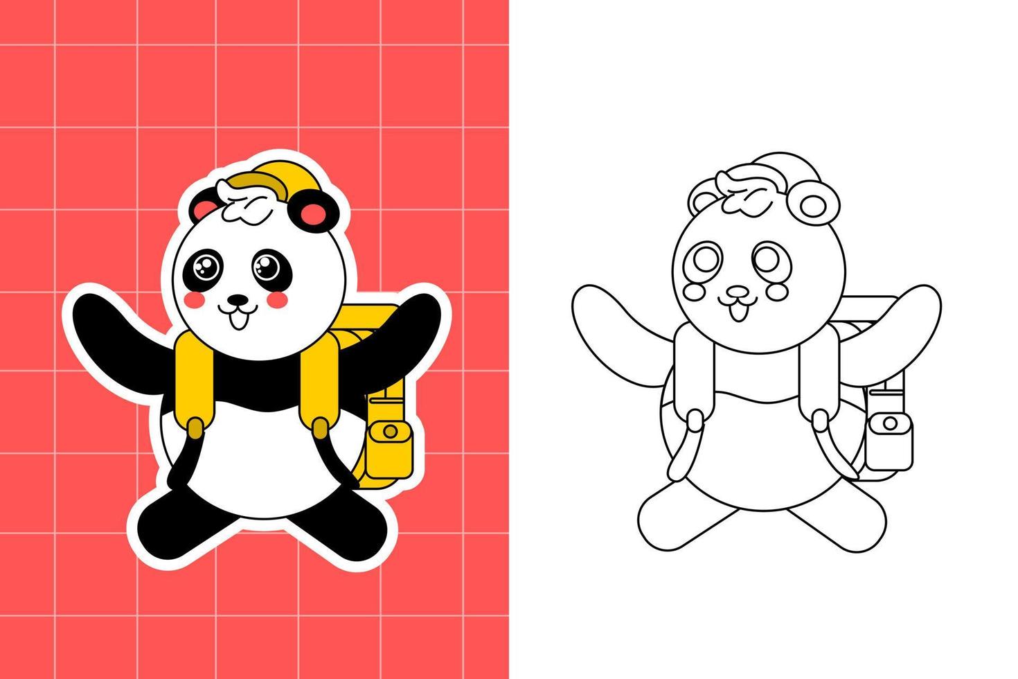 página para colorear de la familia panda para niños pequeños 16398432 Vector en Vecteezy página para colorear de la familia panda para niños pequeños 16398432 Vector en Vecteezy