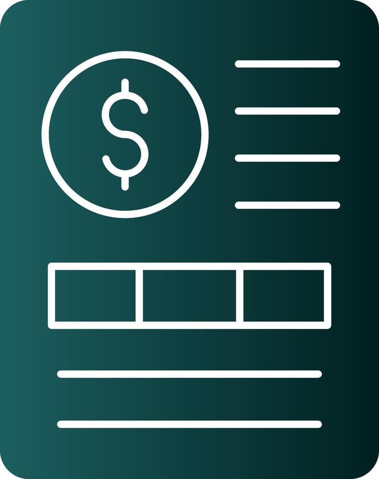 Invoice Vector Icon Design