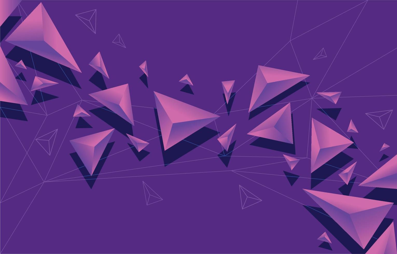 Abstract Triangular Geometric Background vector