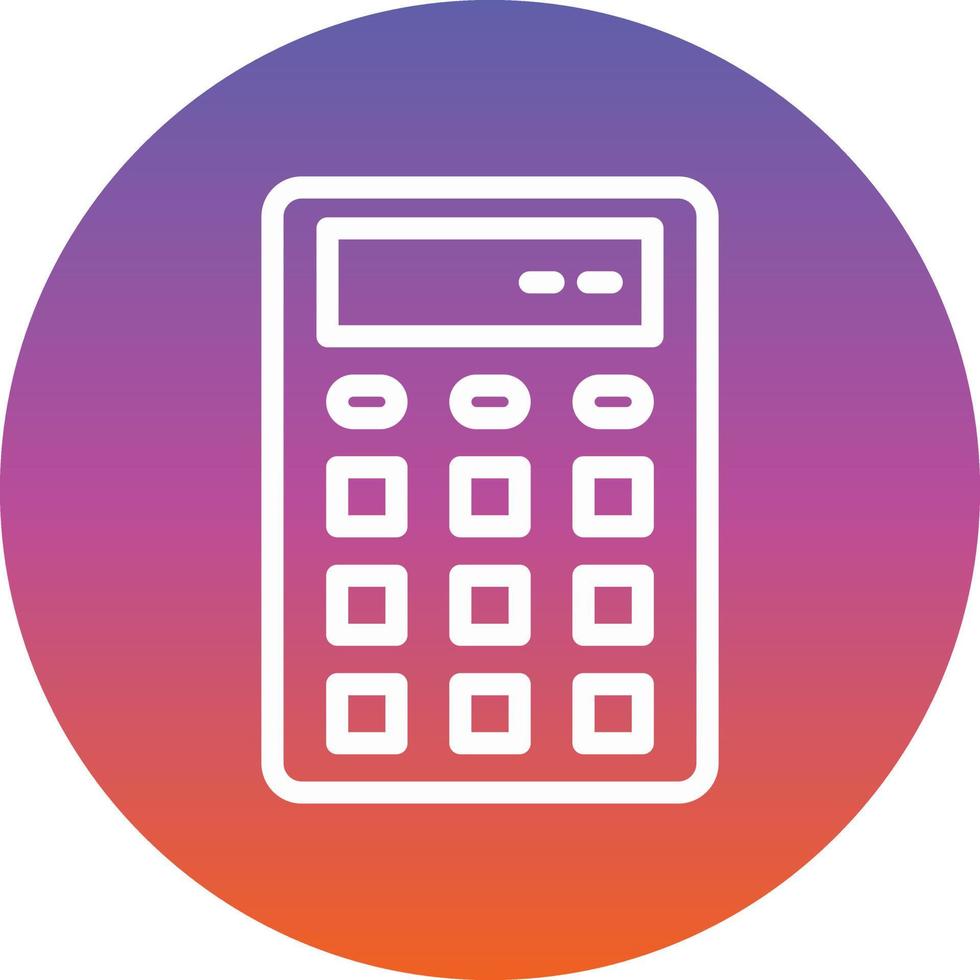 Calculator Vector Icon Design