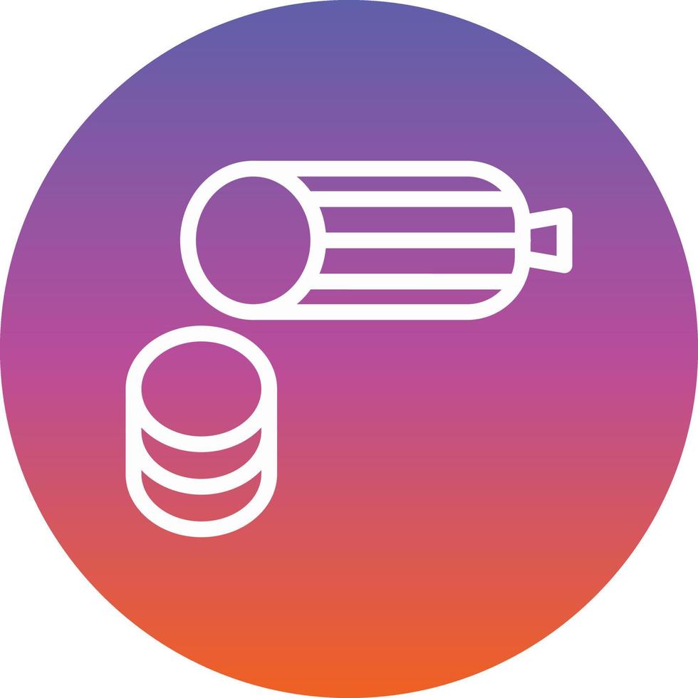 Salami Vector Icon Design