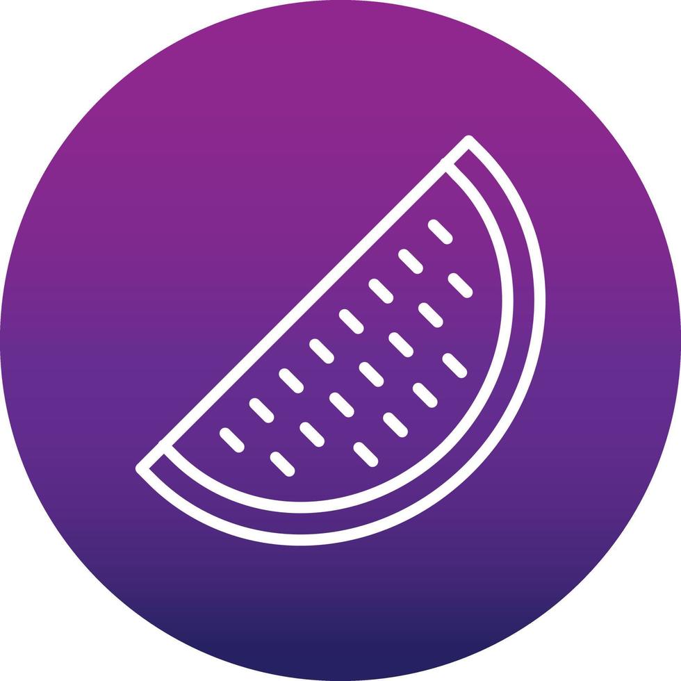 Water Melon Vector Icon