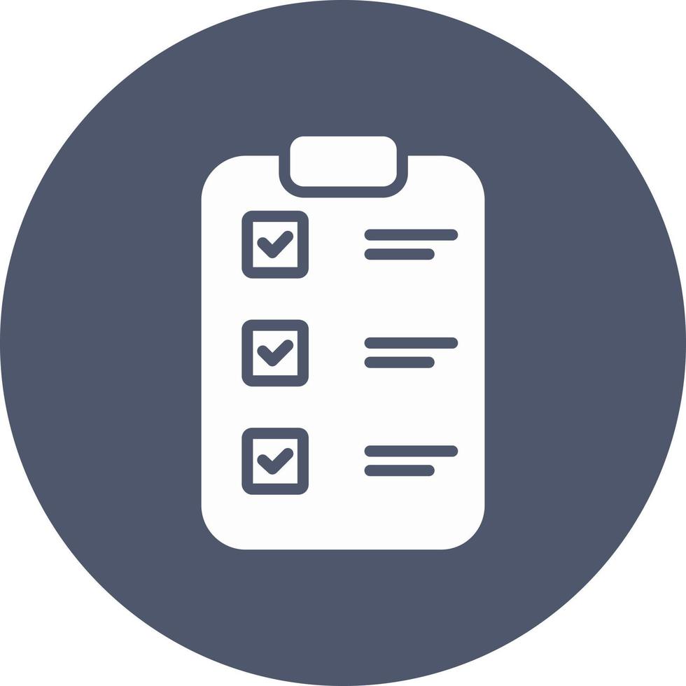 Checklist Vector Icon
