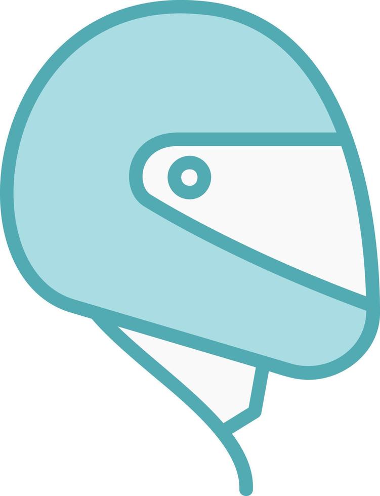 icono de vector de casco