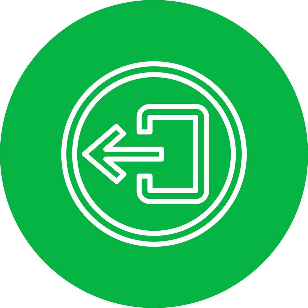 Logout Arrow Vector Icon