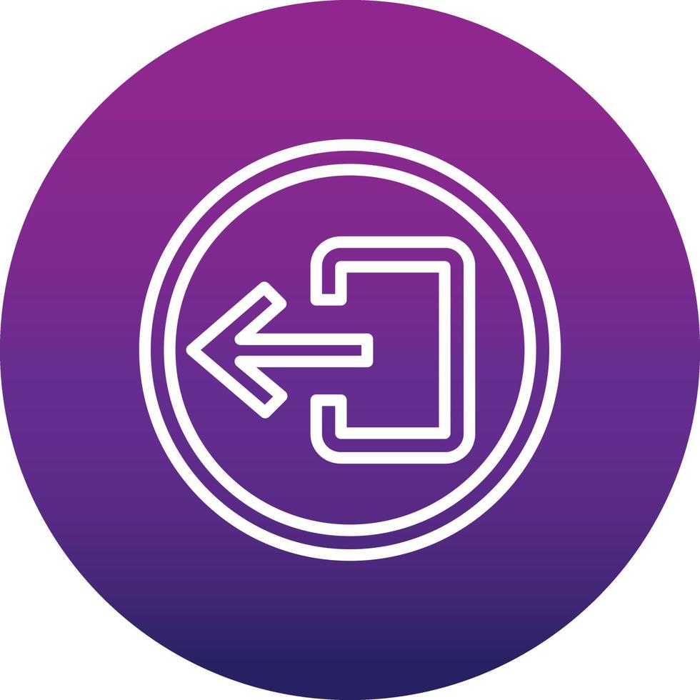 Logout Arrow Vector Icon