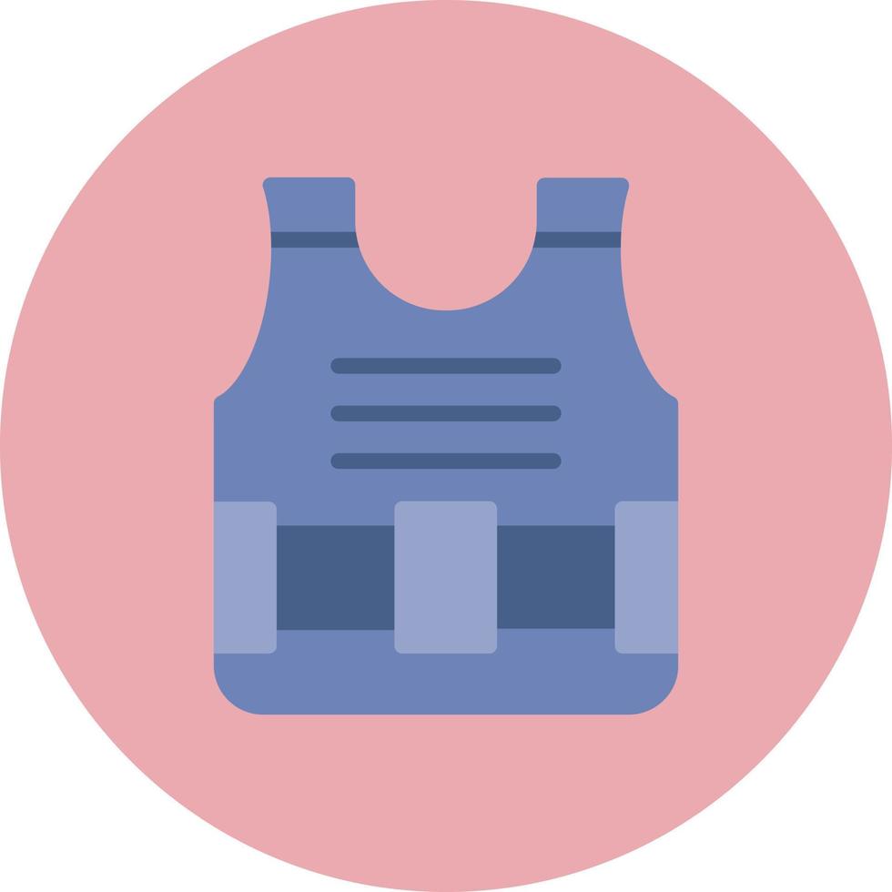 Bullet Proof Jacket Vector Icon