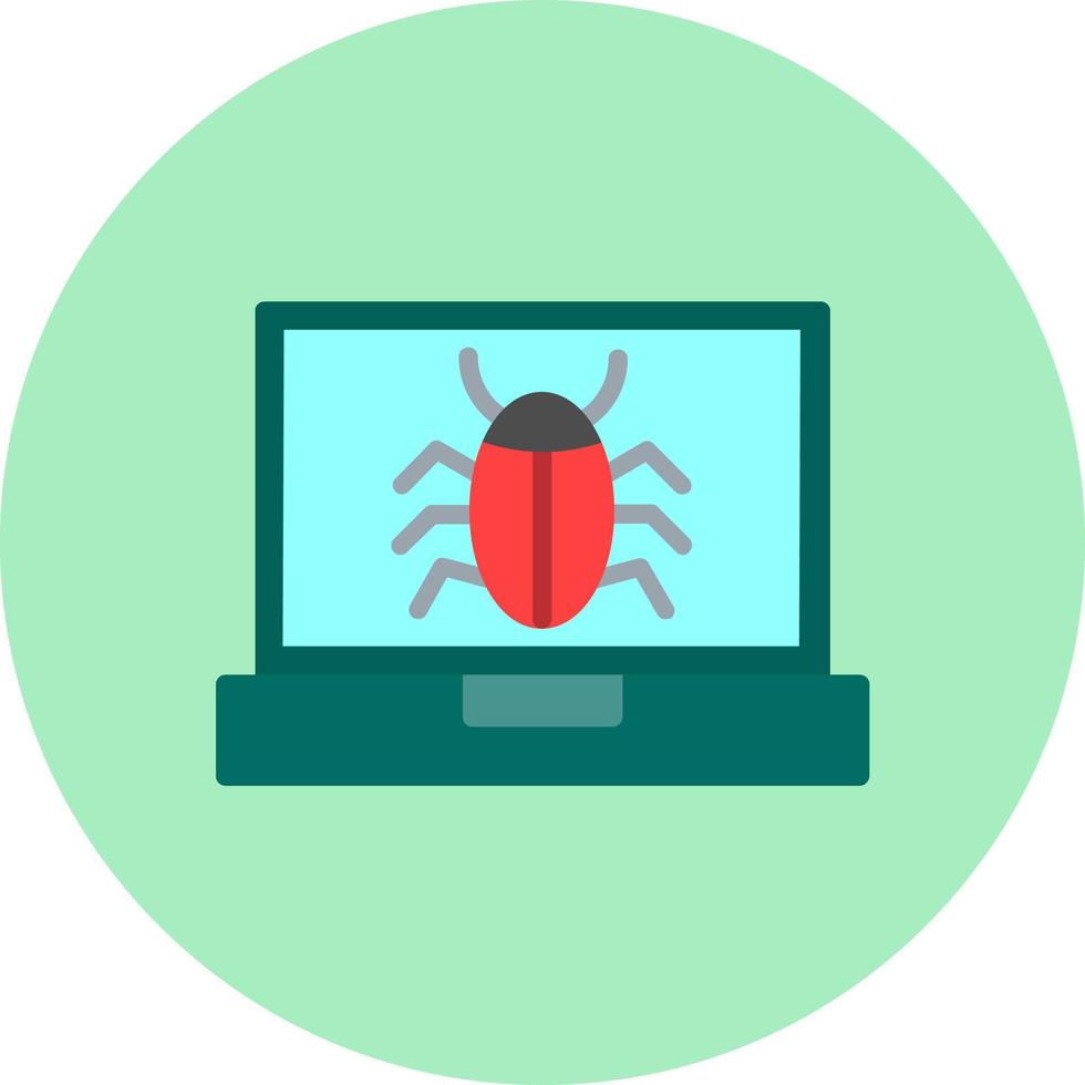 icono de vector de malware