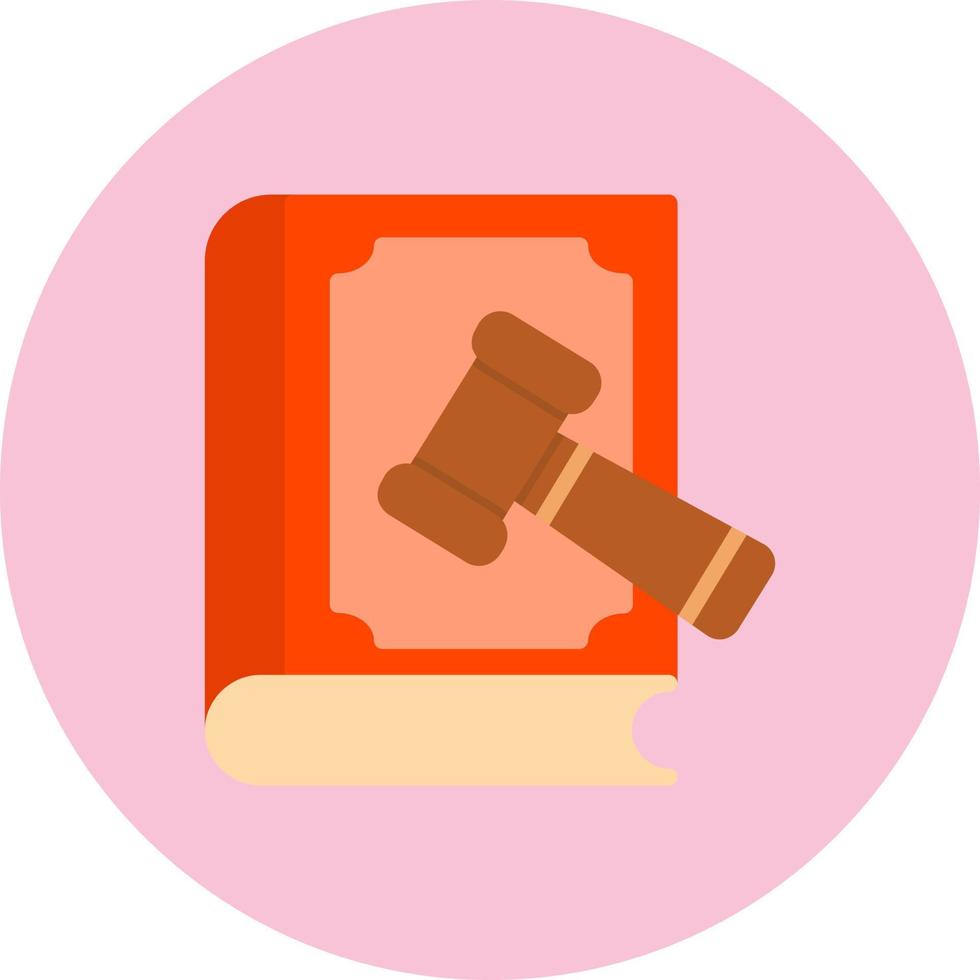 Law Book Vector Icon