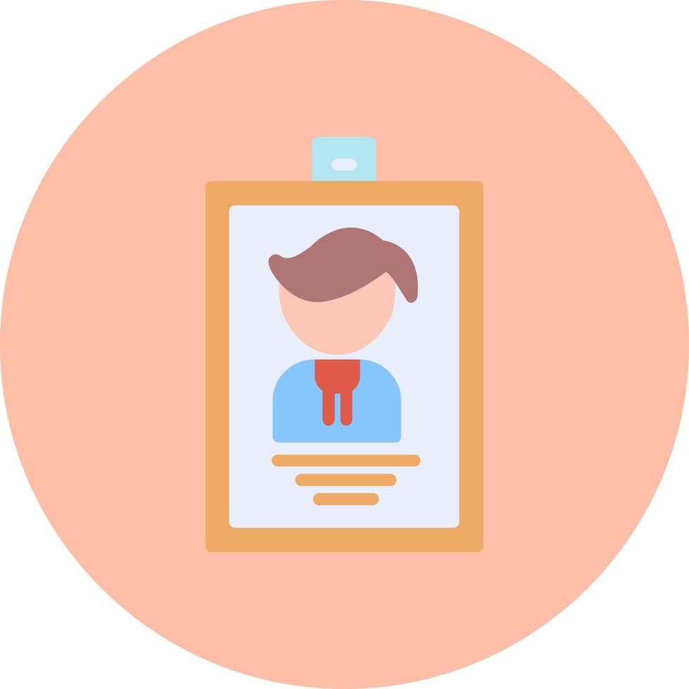 Identification Card Vector Icon