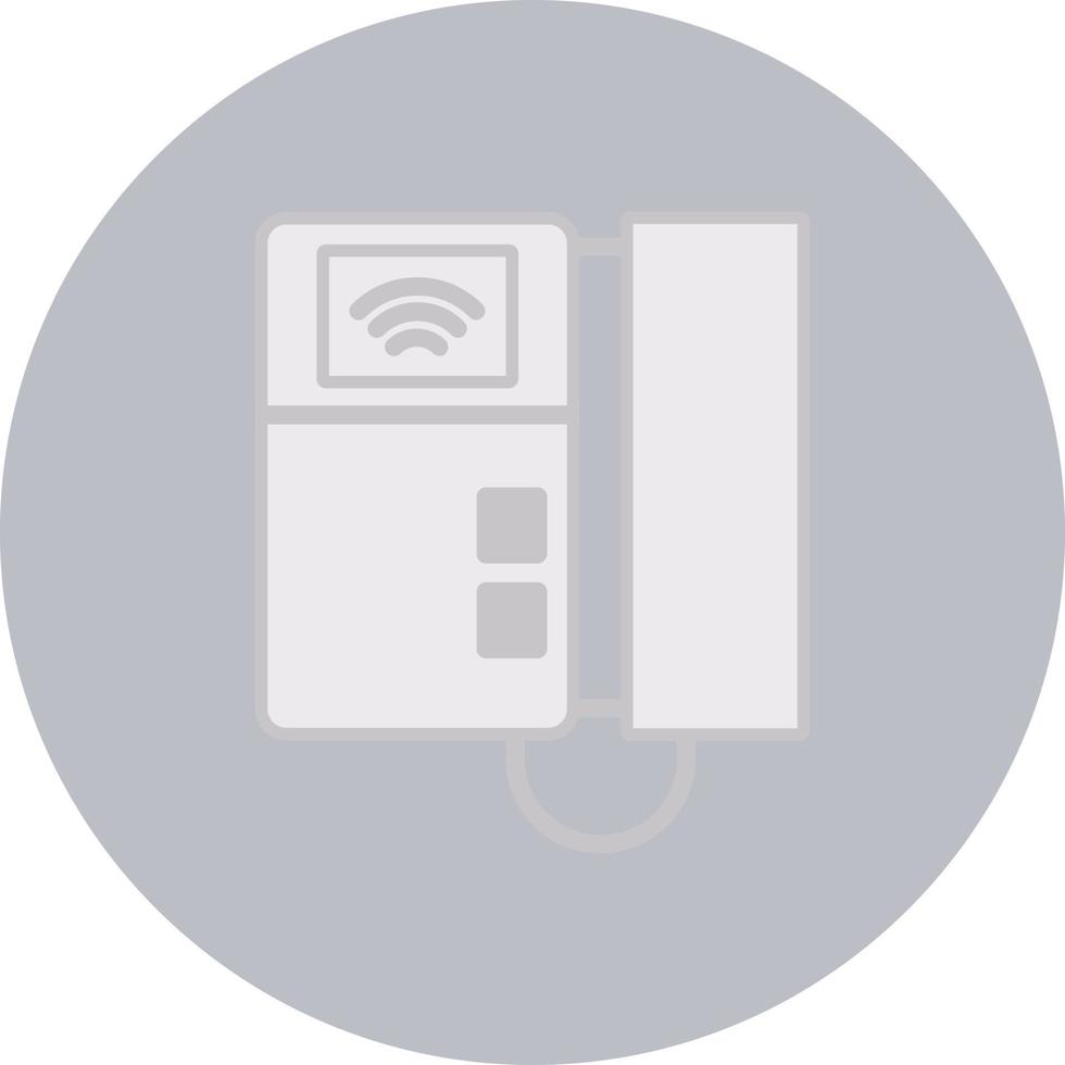Video Door Phone Vector Icon