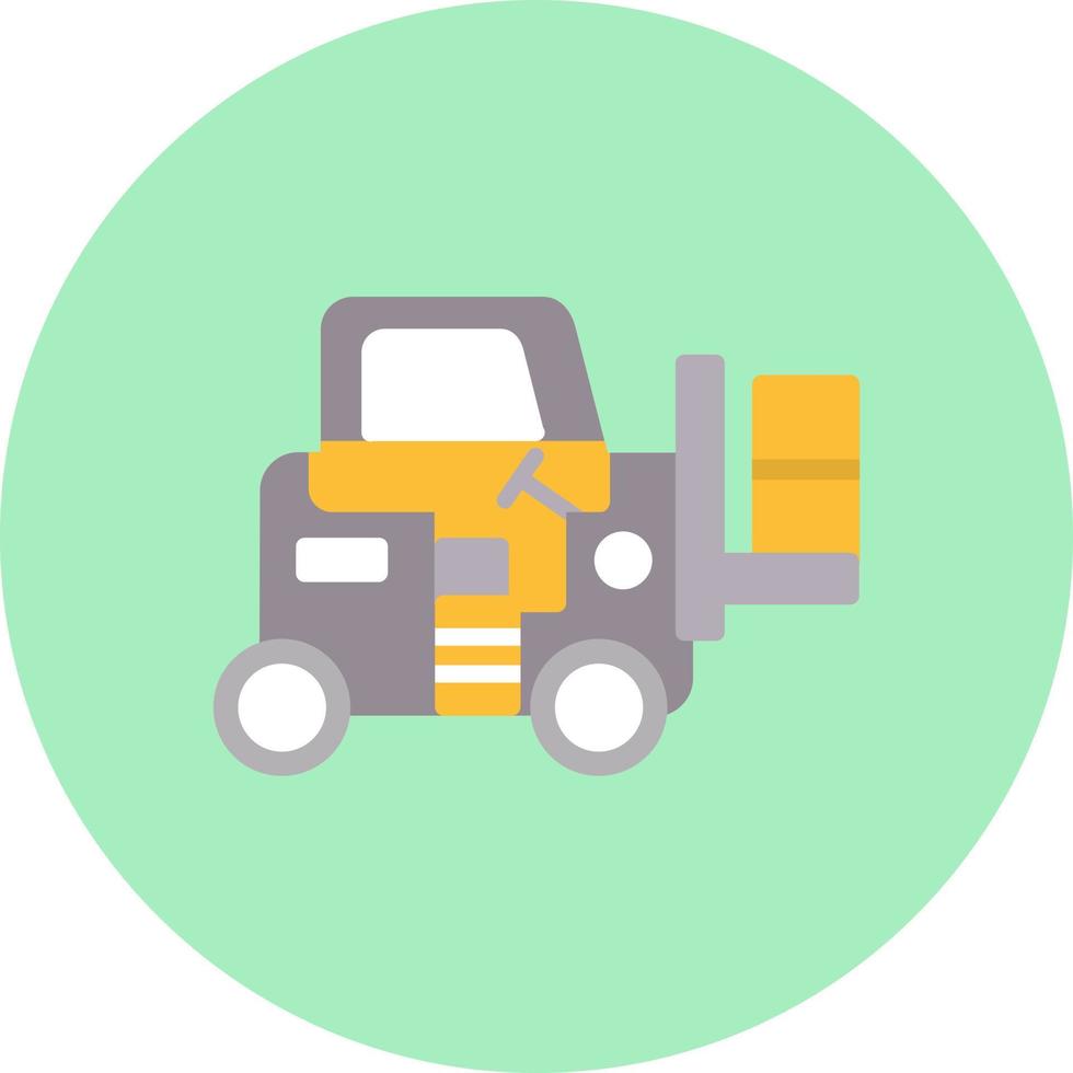 Forklift Vector Icon