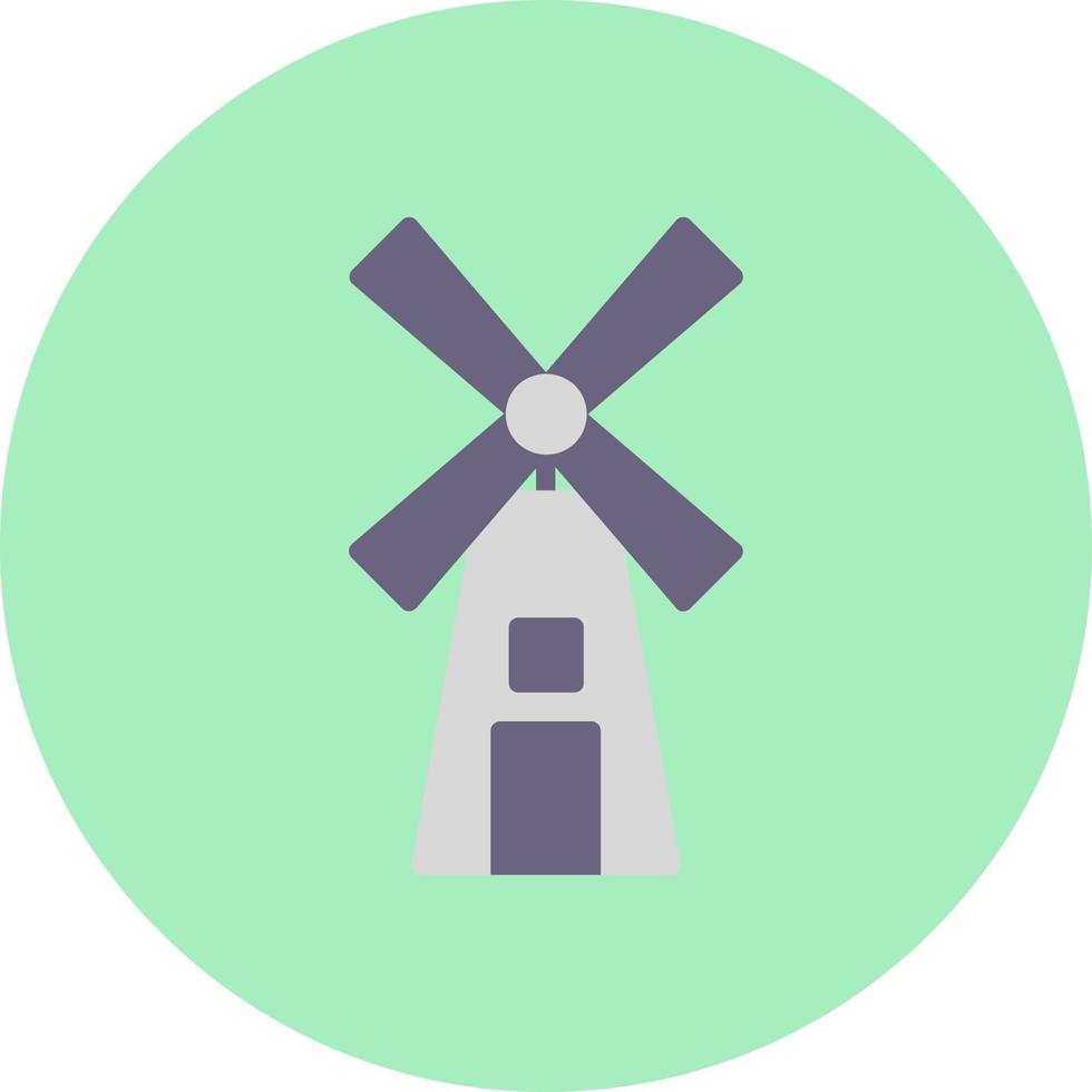 Windmill Vector Icon