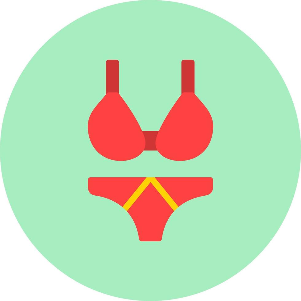 icono de vector de traje de baño