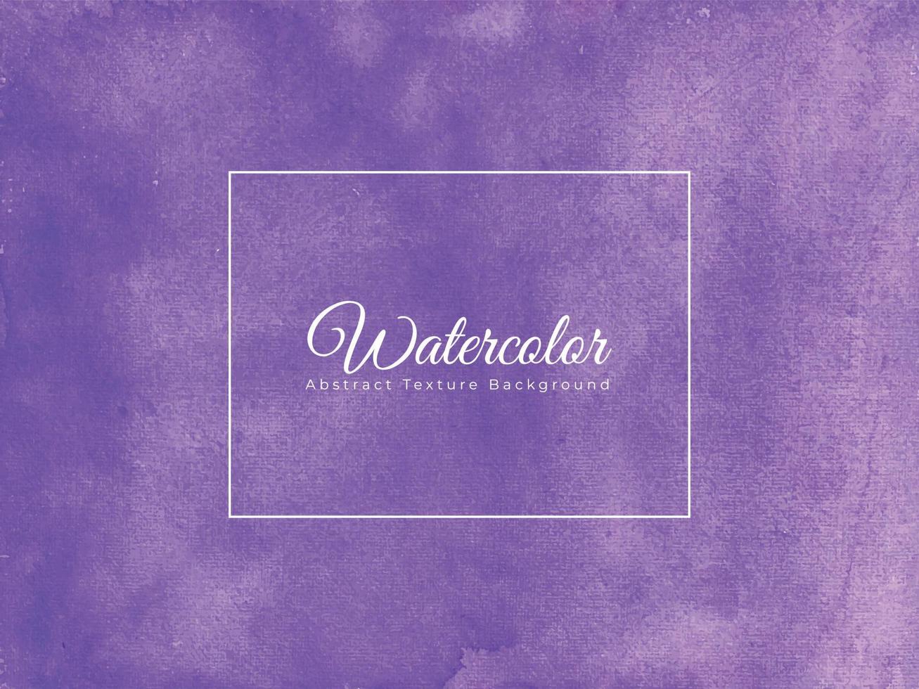 Purple watercolor abstract background texture vector