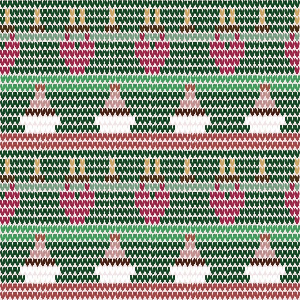 Knitting patterns for sweaters, socks, hats. vector