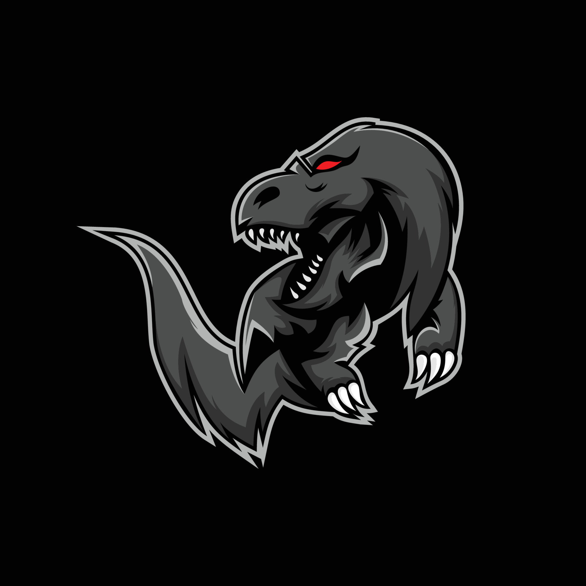 t rex mascot logo 16401136 Vector Art at Vecteezy