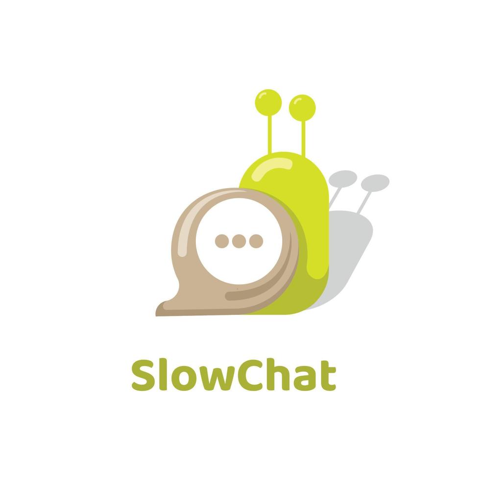 Snail And Chat vector