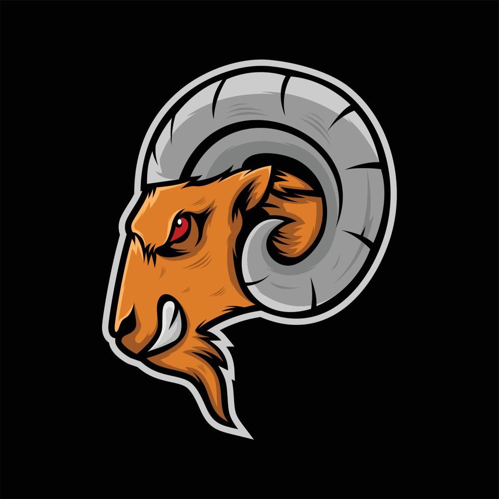 Goat Mascot Logo vector