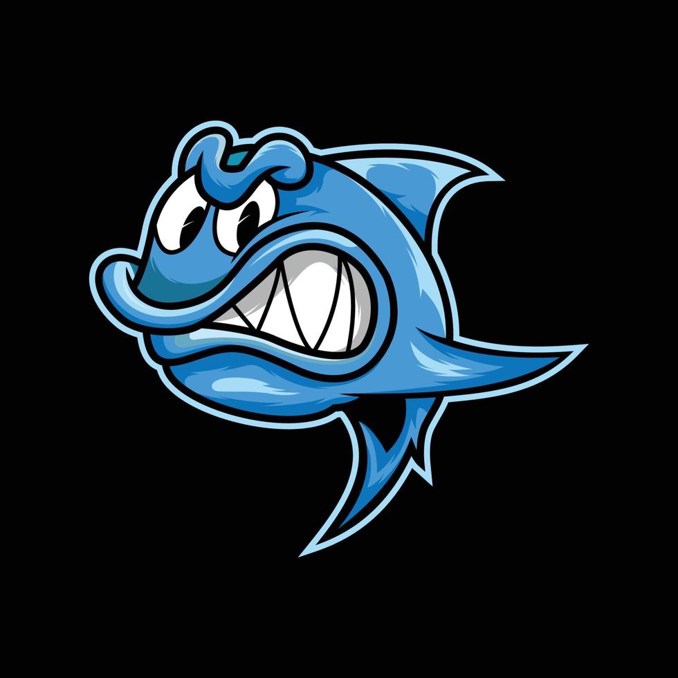 Shark Mascot Logo vector