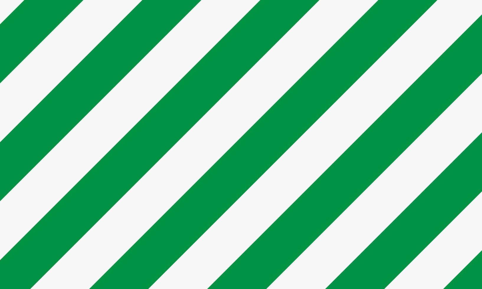 Abstract striped diagonal green white background vector