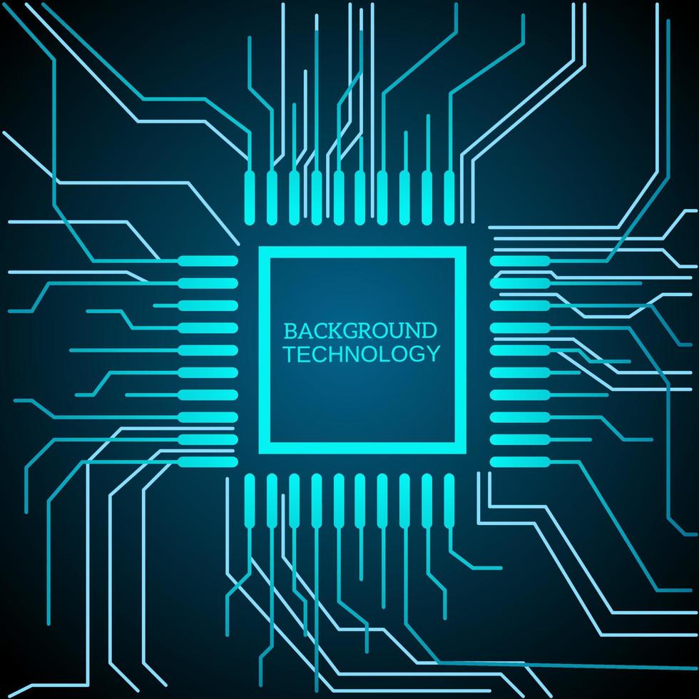 abstract background technology of circuit processor concept of artificial intelligence vector