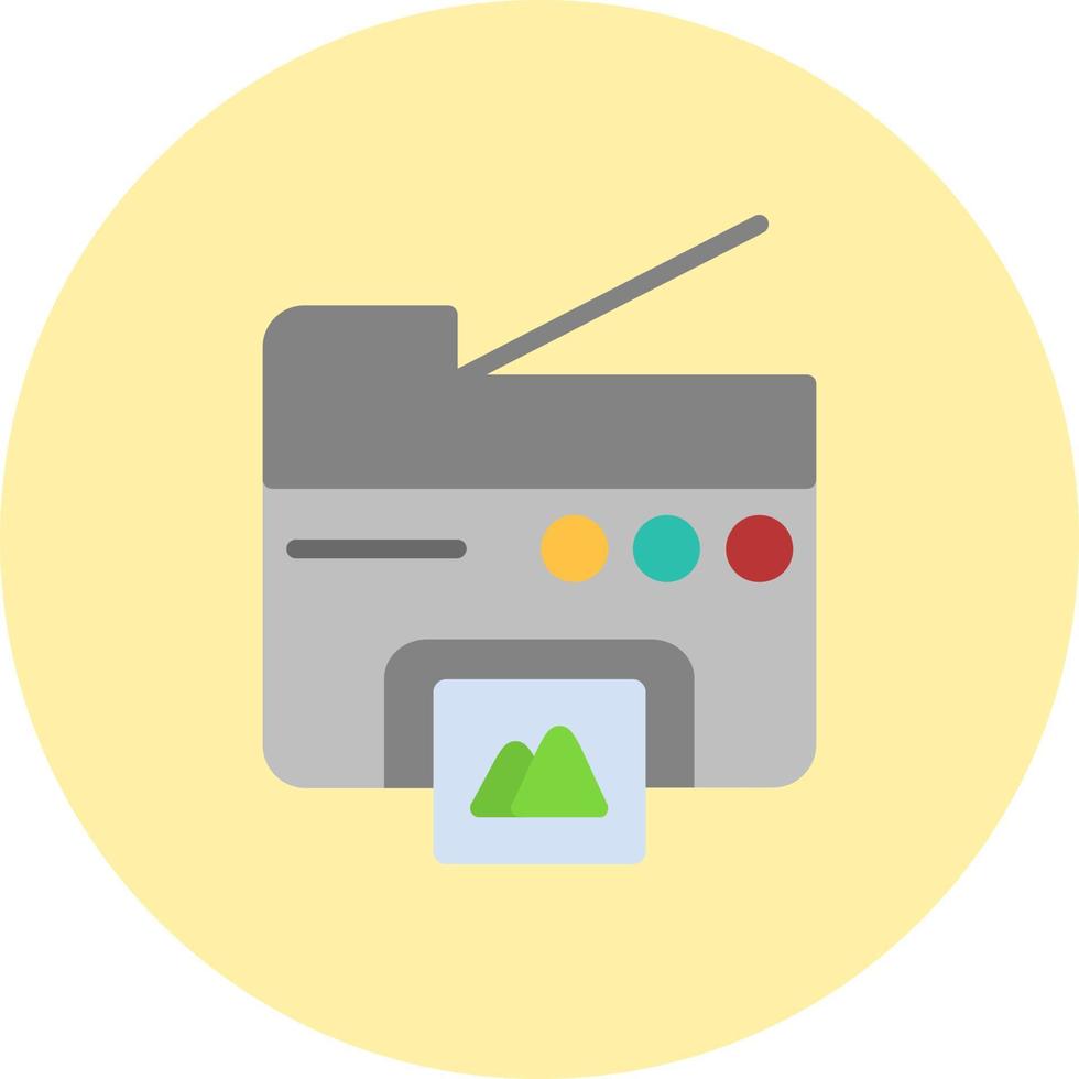 Photocopier  Vector Icon