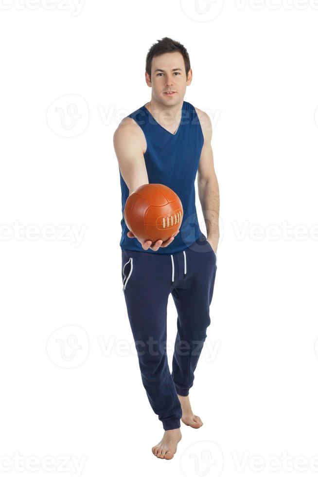 Studio photo of young man