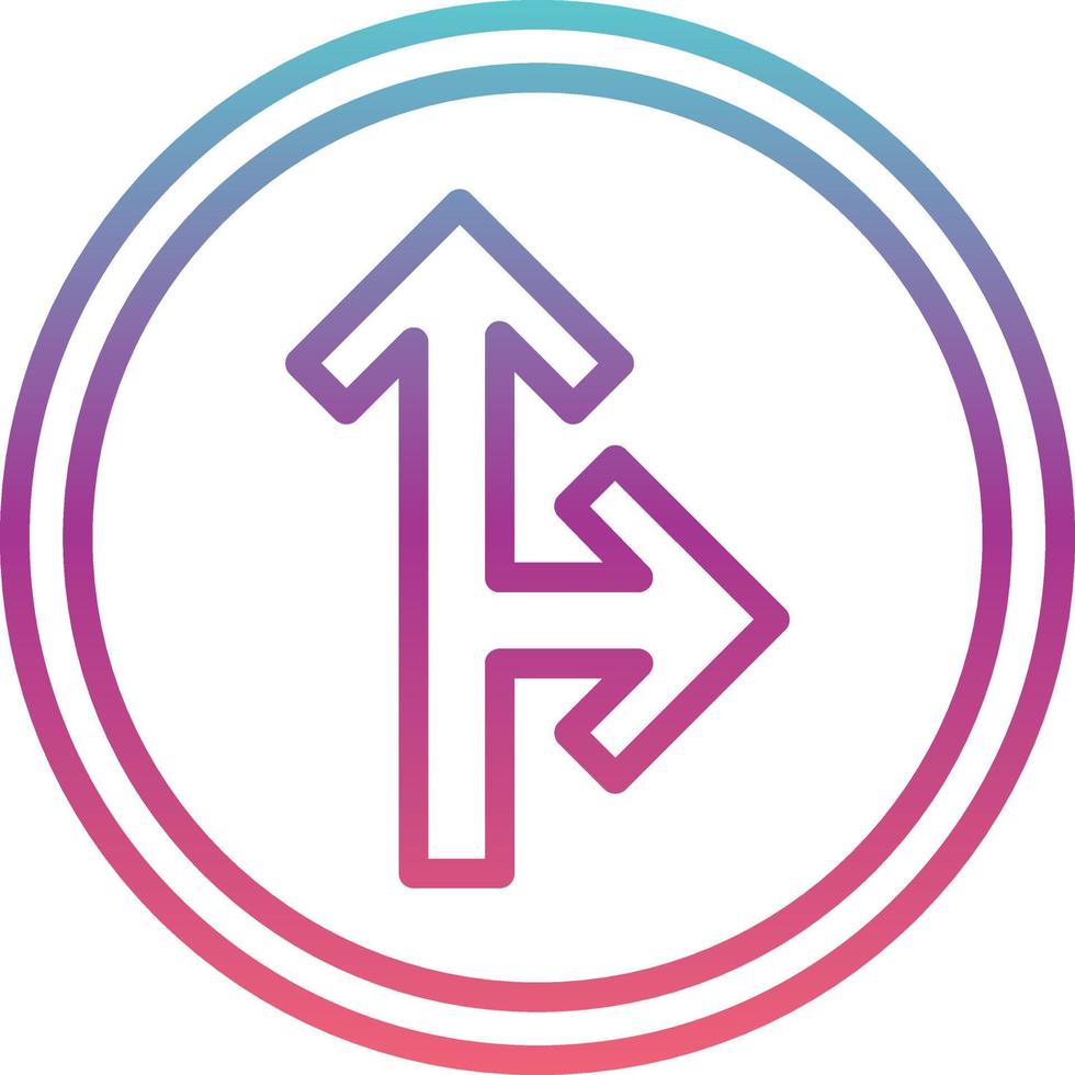 Top Right Arrow Vector Icon