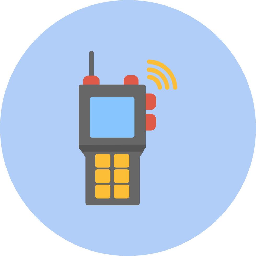 icono de vector de walkie