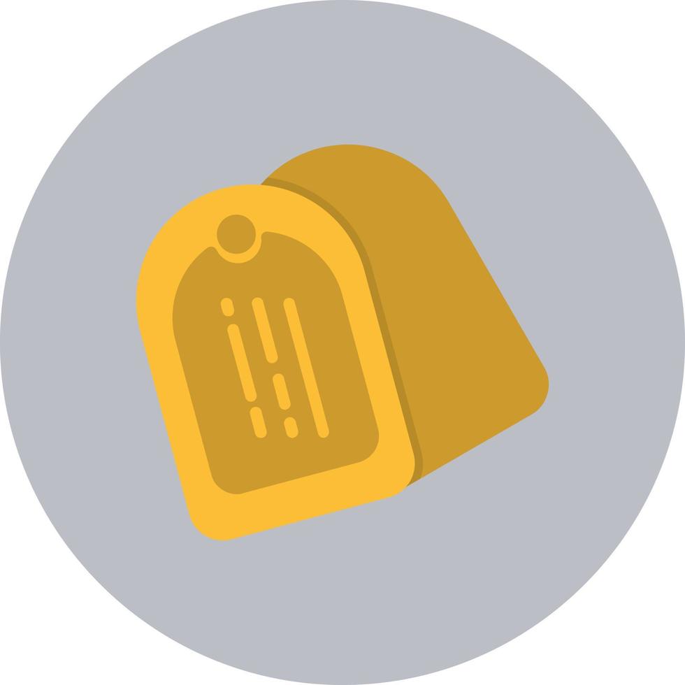 Dog Tag  Vector Icon