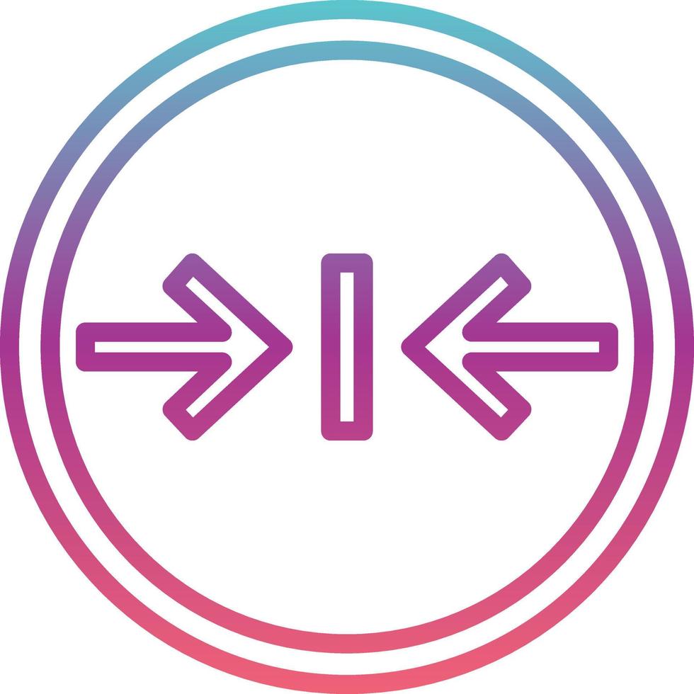 Narrow Arror Vector Icon