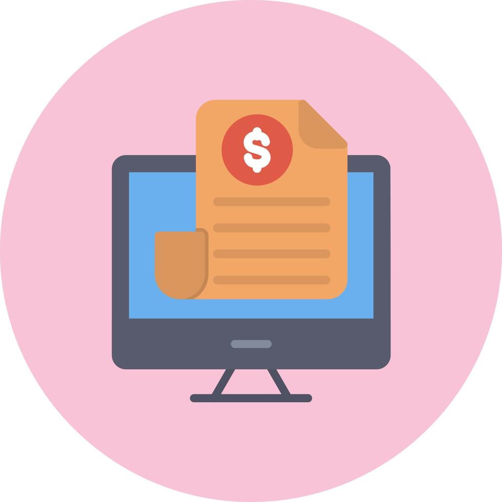Invoice Vector icon