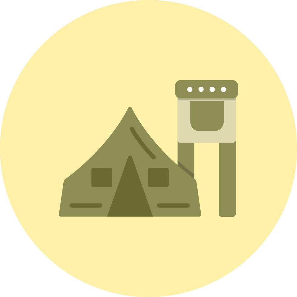 Militery Base  Vector Icon