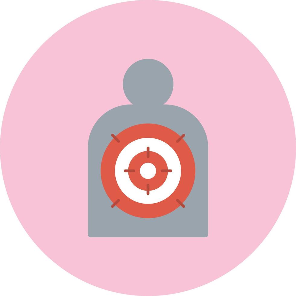 Shooting Target  Vector Icon
